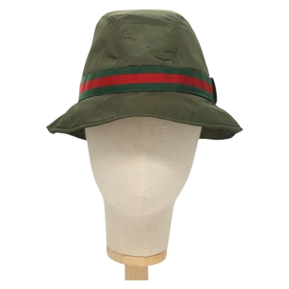Gucci Nylon Hat M Khaki Green